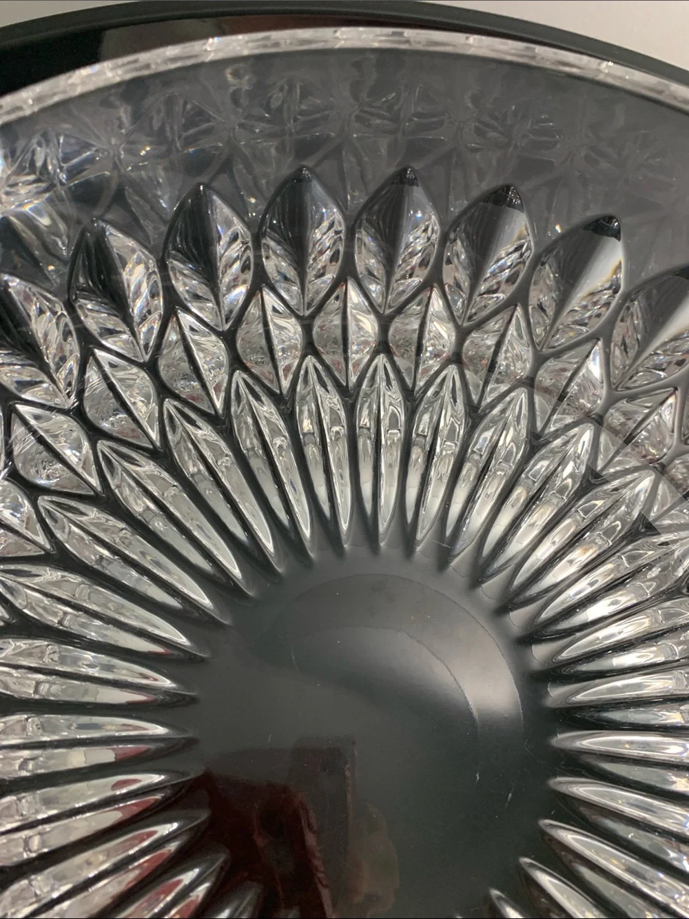 Gorham  Althea Cut pattern Clear Crystal HEAVY NWOT